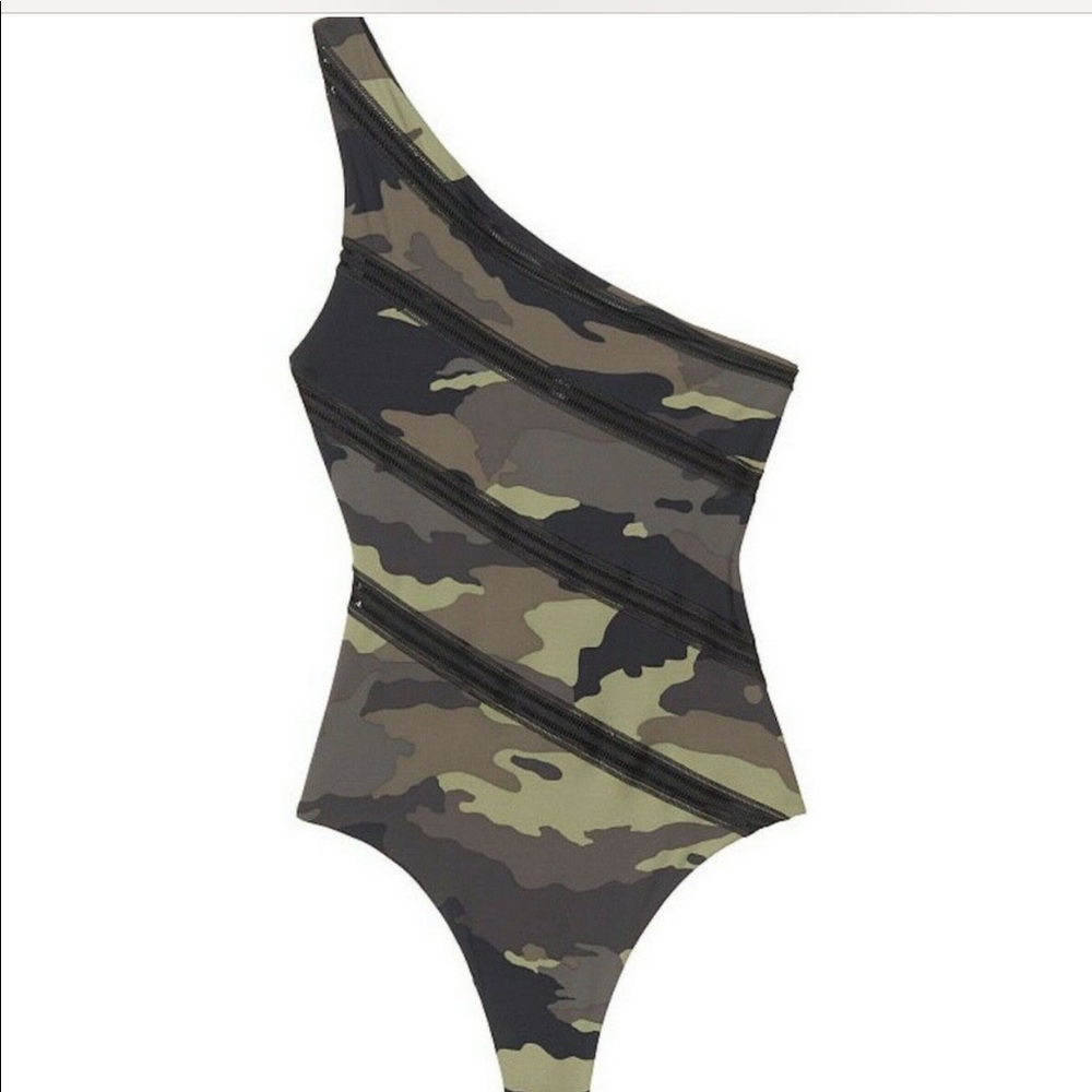 Victoria Secret sport bodysuit teddy camouflage